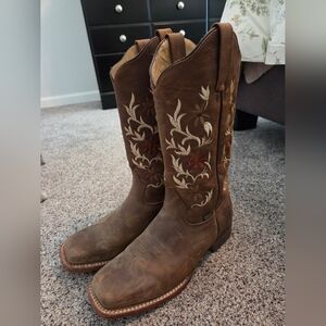 Original Reyme Brown Cowboy Boots